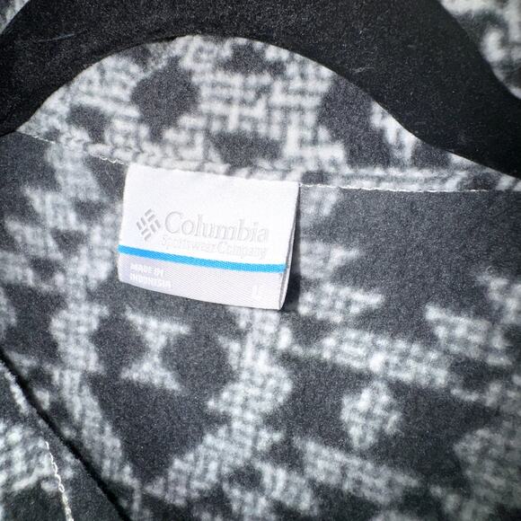 Geometric Black and White Women's Jacket - Picture 7 of 8